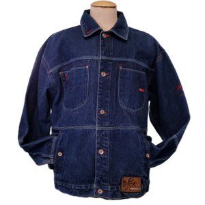 Vintage 90's Platinum Fubu Muhammad Ali Denim